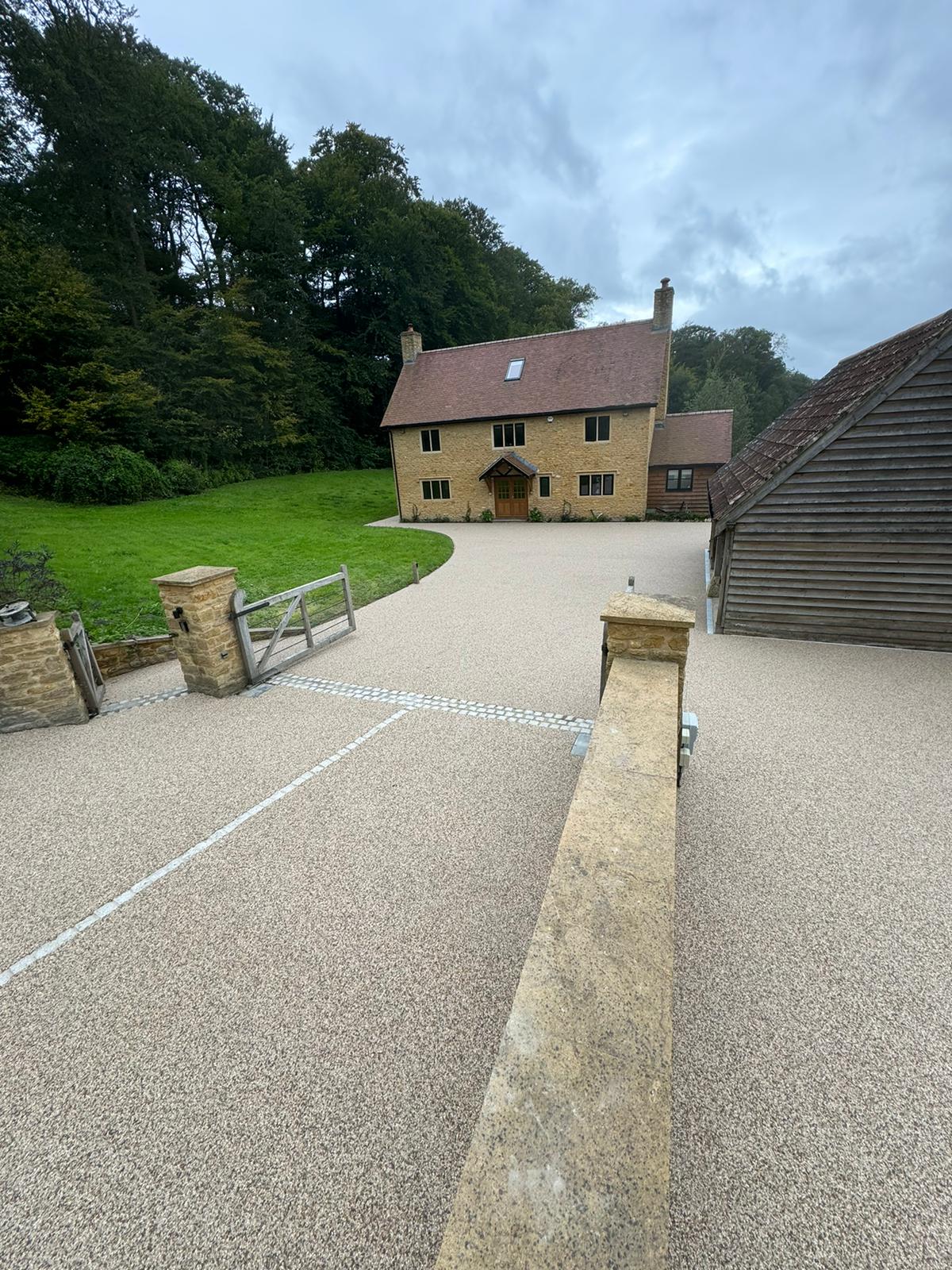 Resin bound driveway in Dorset